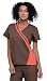 Urbane Double Piped Crossover Scrub Top Scrub Top Solids