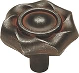 Hickory Hardware PA1312-RI 1-1/4-Inch Charleston Blacksmith Cabinet Knob, Rustic Iron