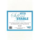 ByAnnie's Soft and Stable Fabric, 18 by 58-Inch, White