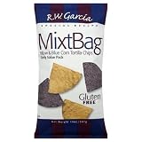 R. W. Garcia MixtBag Yellow & Blue Corn Tortilla Chips, 14-Ounce Bags (Pack of 12)
