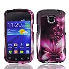 Samsung Feather Flower Faceplate Hard Phone Case Cover for Straight Talk Samsung Galaxy Proclaim 720C SCH-S720C