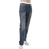 Evisu painted logo denim jeans