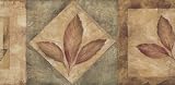 Sienna Leaf Toss Wallpaper Border
