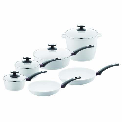Berndes EcoFit Pearl Ceramic Coated Cast Aluminum 10-Piece Cookware Set