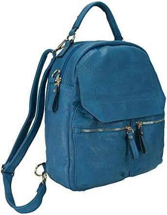 Dudlin 5635-96 Blu Blue Convertible Backpack/Shoulder Bag