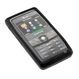 Durable Flexible Soft Black Silicone Skin Case for Samsung Access A827 Cell Phone