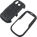 Rhinestones Shield Protector Case for Samsung Intensity SCH-U450, Black Full Diamond