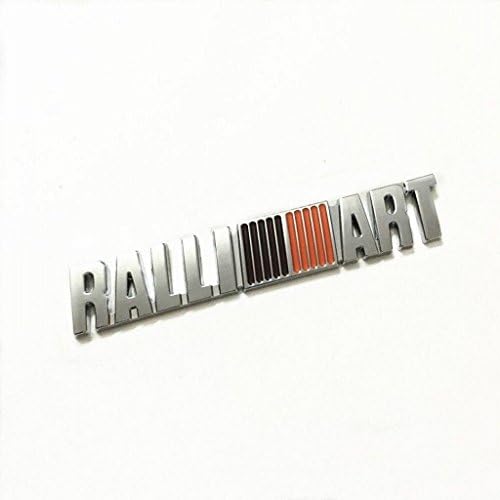 for Mitsubishi RALLIART emblem badge sticker rear trunk metal decal Lancer EVO