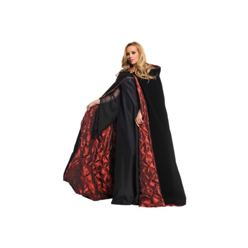 Deluxe Velvet and Satin with Embossed Satin Lining 63" Adult Cape Accessory Size One-size