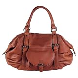 Produkt-Bild: BACCINI Grosse Umhaengetasche FIONNA, Schultertasche (40x26x6 cm) Leder braun