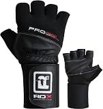 RDX Pro Lift Weight lifting body building gloves Gym