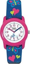 Timex Kids' Hearts and Butterflies Stretch Band Watch #T89001