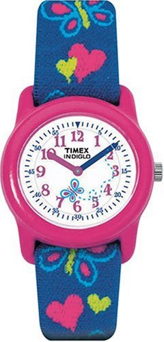 Timex Children's Hearts and Butterflies Stretch Band Watch #T89001