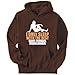 Hoodie Mens Brown 