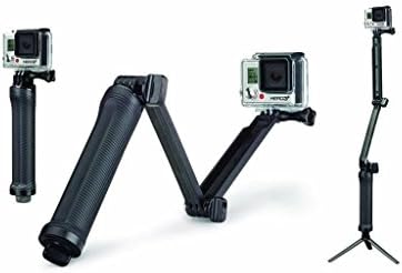 3-Way Adjustable Bracket Hand Grip Arm Action Camera Mount For GoPro Hero 4 3+ 3