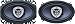 Search Our Specialty Mall : JVC CS-V4625 4x6-Inch 2-Way Coaxial Speakers (Pair, Blue)