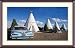 Holbrook, Arizona's Wigwam Hotel on U.S. Route 66 Photograph - Beautiful approx. 24x28 Framed & Matted - 1 7/8 Walnut Toned Wood Frame - Photographic Print by Carol M. Highsmith