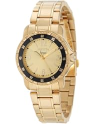 Invicta Womens 0550 Angel Collection 18k Gold-Plated Stainless Steel Watch
