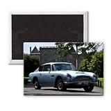 Aston Martin DB6 - 3x2 inch Fridge Magnet - large magnetic button - Magnet