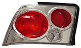 Anzo USA 221021 Ford Mustang Chrome Tail Light Assembly - (Sold in Pairs)