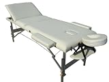 ALUMINIUM 3 ZONEN MASSAGELIEGE KOSMETIKLIEGE LIEGE NEU