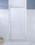 Sterling 1505D-27N-G10 Vista Pivot II Shower Door 65-1/2H x 24 - 27-1/2W Pebble Glass Nickel