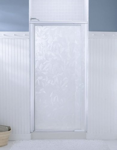 Sterling 1505D-27N-G10 Vista Pivot II Shower Door 65-1/2H x 24 - 27-1/2W Pebble Glass Nickel