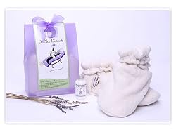 Do Not Disturb Lavender Spa Sole Warmer Bootie Gift Set with Lotion