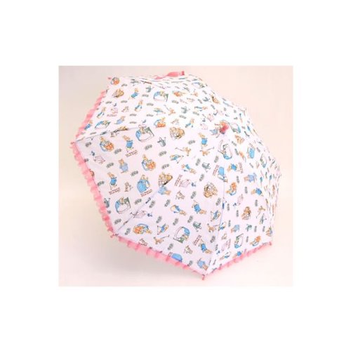 ピーターラビット キッズ傘 桃 55ｃｍ