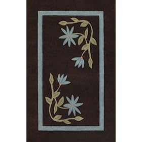 Dalyn Rug Company Elements EL25 - Fudge-Robin Egg-Tropic Forest-Cantaloupe