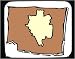 Mouse Pad with Africa, map, Gabon, outline, area, geograpy, region, land