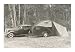 Camping with Tear-Drop Trailer Tent Art Poster Print, 18x13