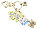 Juicy Couture Multi Butterfly Gold Key Chain