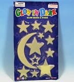 Glow In The Dark Moon & Stars 2 per pack