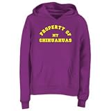Sweatshirt Woman Lilac  Property Of My Chihuahuas  Dog