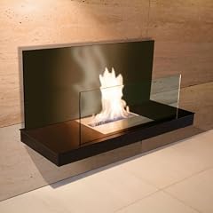 Radius Kamin Feuerstelle WALL FLAME II schwarz