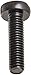 Small Parts M2.55D7985AB Steel Pan Head Machine Screw, Black Oxide Finish, Meets DIN 7985, #1 Phillips Drive, M2.5-0.45 Thread Size, 5 mm Length, Fully Threaded, Import (Pack of 100)