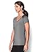 Under Armour Women's HeatGear Armour Short Sleeve, Cloud Gray (038), Medium