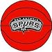 San Antonio Spurs Basketball Antenna Topper