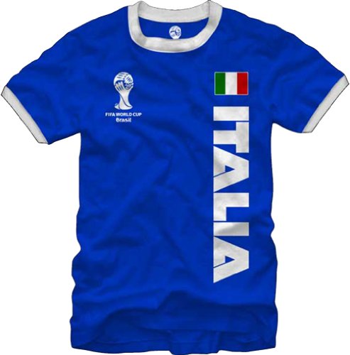 FIFA World Cup Soccer - Italy Italia - Ringer T-Shirt