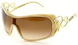 Roberto Cavalli - New Roberto Cavalli Admeta 303S 303-S R24 Sunglasses Gradient Brown Shades Gold Brown Beige Frame Size: UNIQUE-115