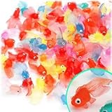 ★お急ぎ即日発送★ 縁日すくい　やわらか　ミニ金魚（約40mm）　１００個入り 〔キャッシュバックキャンペーン対象商品〕