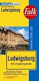 Falk Stadtplan Extra Standardfaltung Ludwigsburg