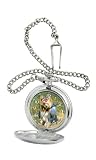 American Kennel Club Men's D1615 Yorkshire Terrier Pocket Watchwith Chain