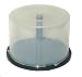 24 Clear & Black CD Beehive / Cakeboxes - Holds 50 Discs #CDIP50BH (Beehives, Cakebox...
