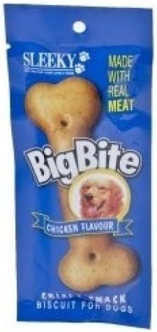 Sleeky Dog Snack Big Bite Chicken Flavor 50 G.(pack of 3)