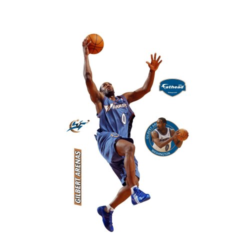 Fathead Gilbert Arenas Washington Wizards Wall Decal