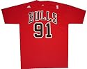 Chicago Bulls Dennis Rodman Throwback Adidas T Shirt