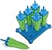 Popsicle Molds BPA Free Set Of 6 By Homelivn,Set of 6 Green Blue Reusable, BPA free, Durable Quality Molds with Sturdy Tray