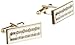 Mag Mouch Men's Music Score Cuff Link, Black/White, One Size